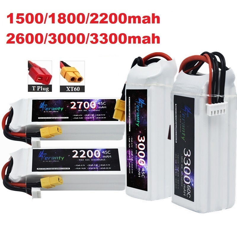 Drone Battery 3S - 4S LiPo baterai 14.8V 1500mah 1800mAh