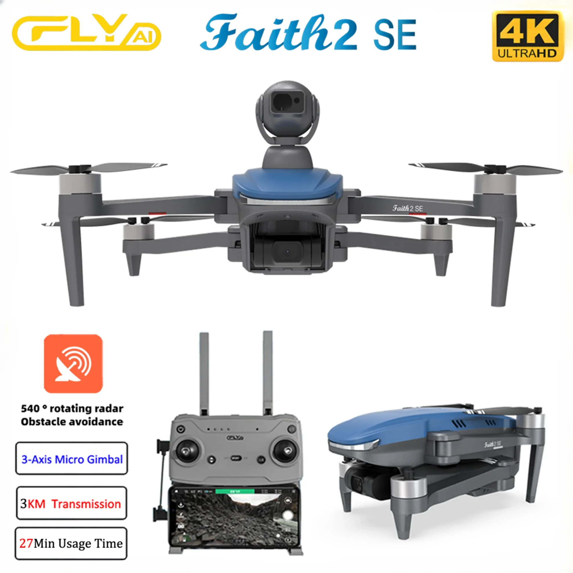 Faith 2 SE Dengan 540 °   Dron - Jjrc Drone X12 ulasan dan harga
